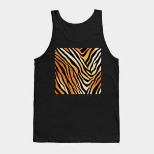 Tiger Stripes Print Tank Top